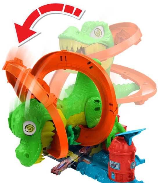 Ігровий набір Hot Wheels Атака вогняного Ті-Рексу