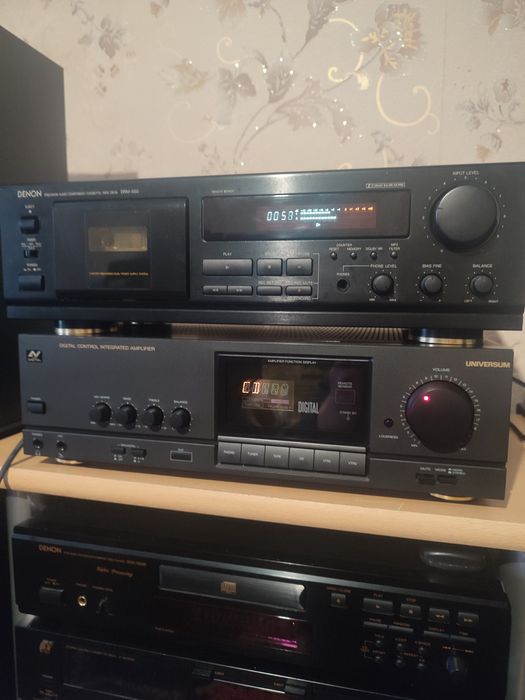 Кассетная дека denon DRM 550.