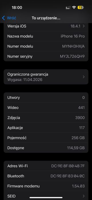 Telefon Iphone 16 pro