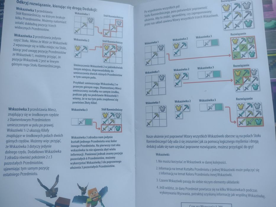 Minecraft magnetyczna łamigłówka puzzle