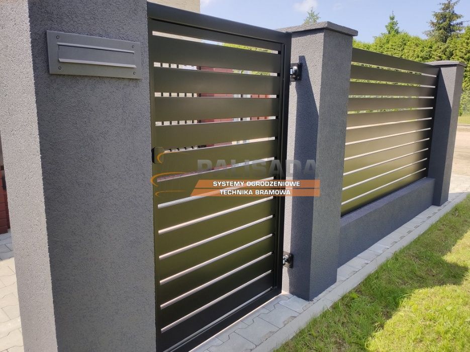 NOWOCZESNE TYNKOWANE OGRODZENIE | Murki i Słupki | Producent Bydgoszcz