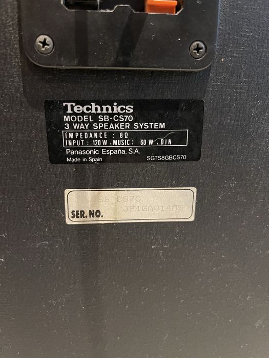 Technics su-x502 + kolumny SB-CS70 +CD+Kasety