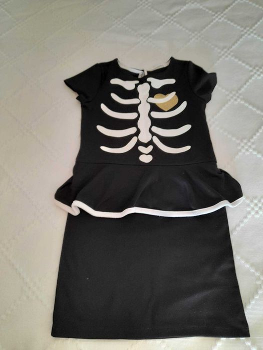 Vestido de esqueleto