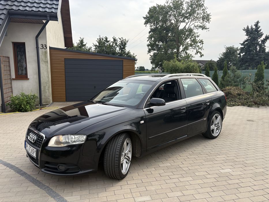 Audi A4 B7 Avant S-line 2.0 TDI 170 KM  | Bogate wyposażenie