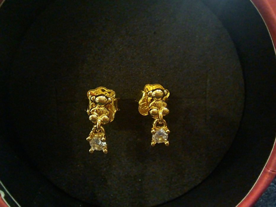 Kolczyki Tous misie z cyrkonią, nowe, na prezent, bizuteria miś