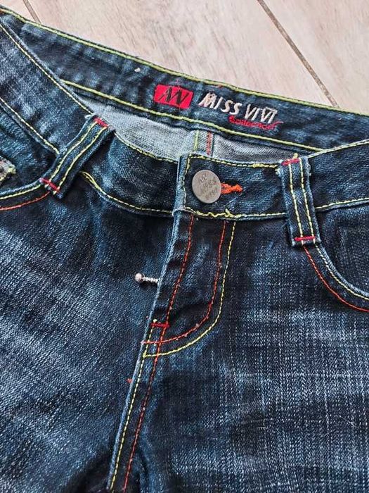 Miss Vivi Jeansy vintage z niskim stanem 27
