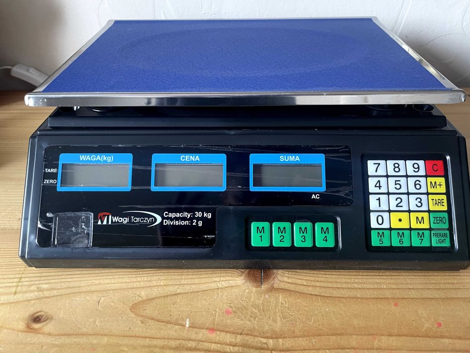 Waga sklepowa 30 kg elektroniczna, akumulatorowa Okazja!