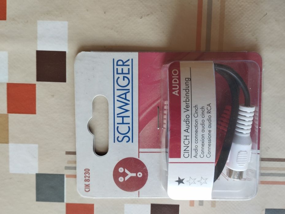 Przejściówka cinch- audio