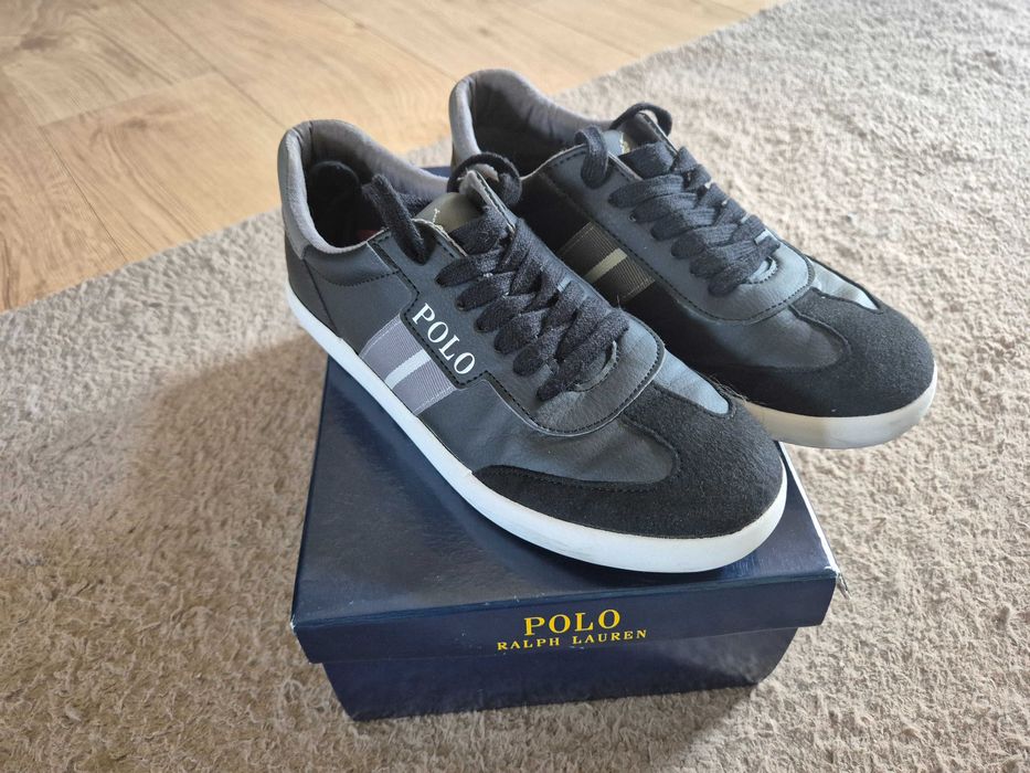 Buty Sneakersy Polo Ralph Lauren czarno-szare roz 37