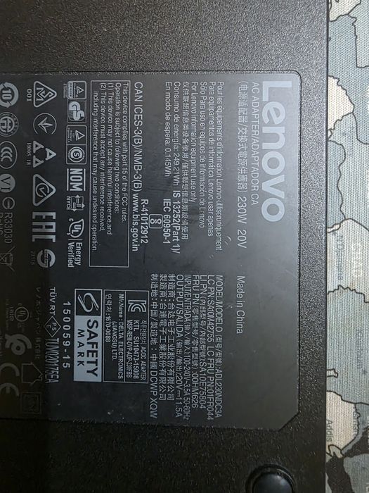 Zasilacz Lenovo Legion 230w / 20v