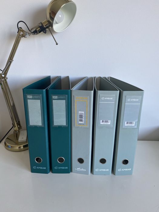 Lote 6 Pastas de arquivo Ambar