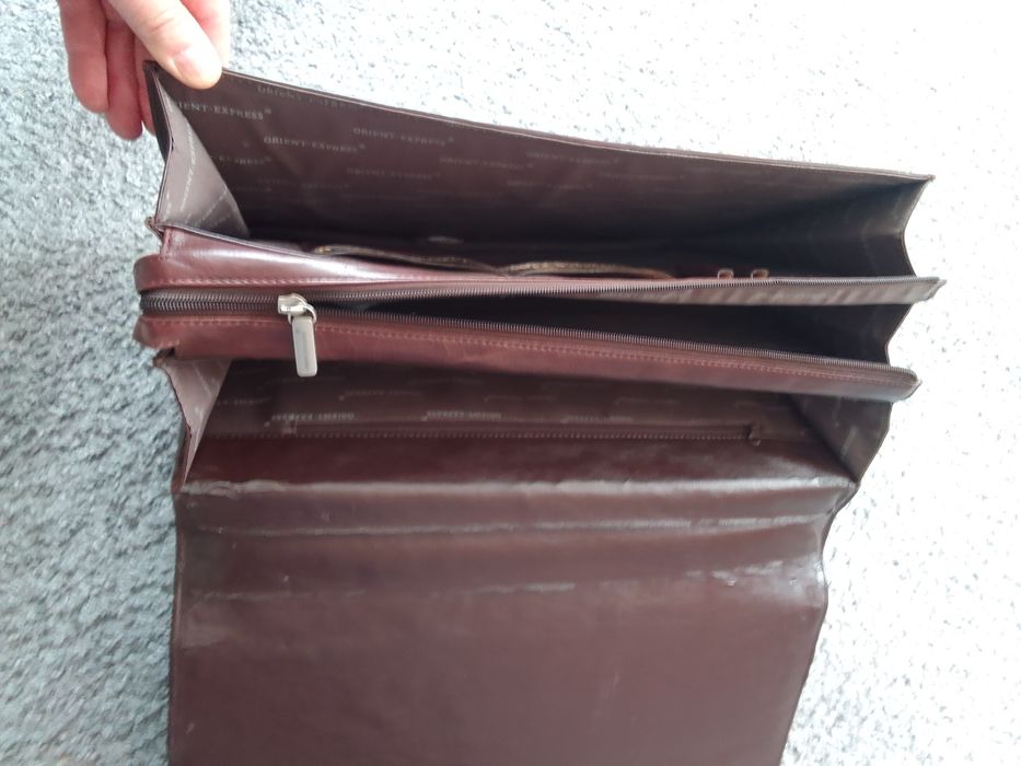 Orient Express Teczka nowa skórzana