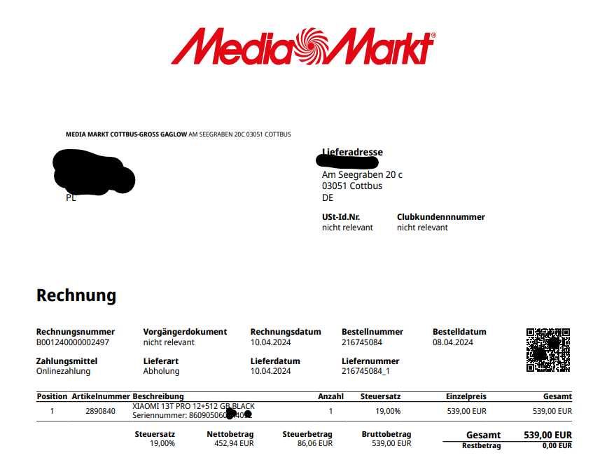 Xiaomi 13T PRO 12/512GB na Gwarancji, Akcesoria