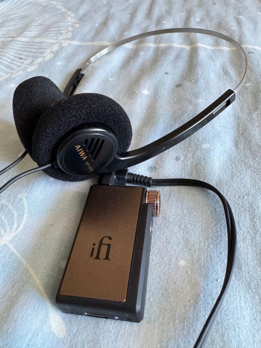 iFi Go Blu + AIWA HP M-16.HI-res,HiFi+DAC,AMP,reciver и наушники