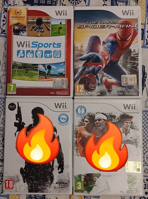 4 jogos Nintendo Wii