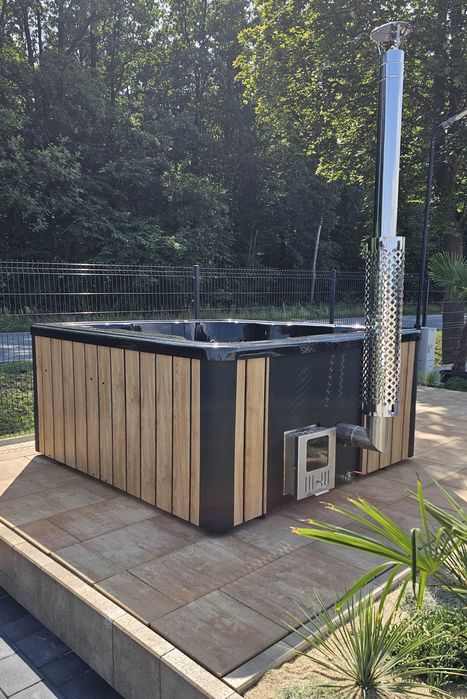 Jacuzzi ogrodowe wanna SPA Comfort 6 osób piec zintegrowany Wi-Fi OD RĘKI Polski producent