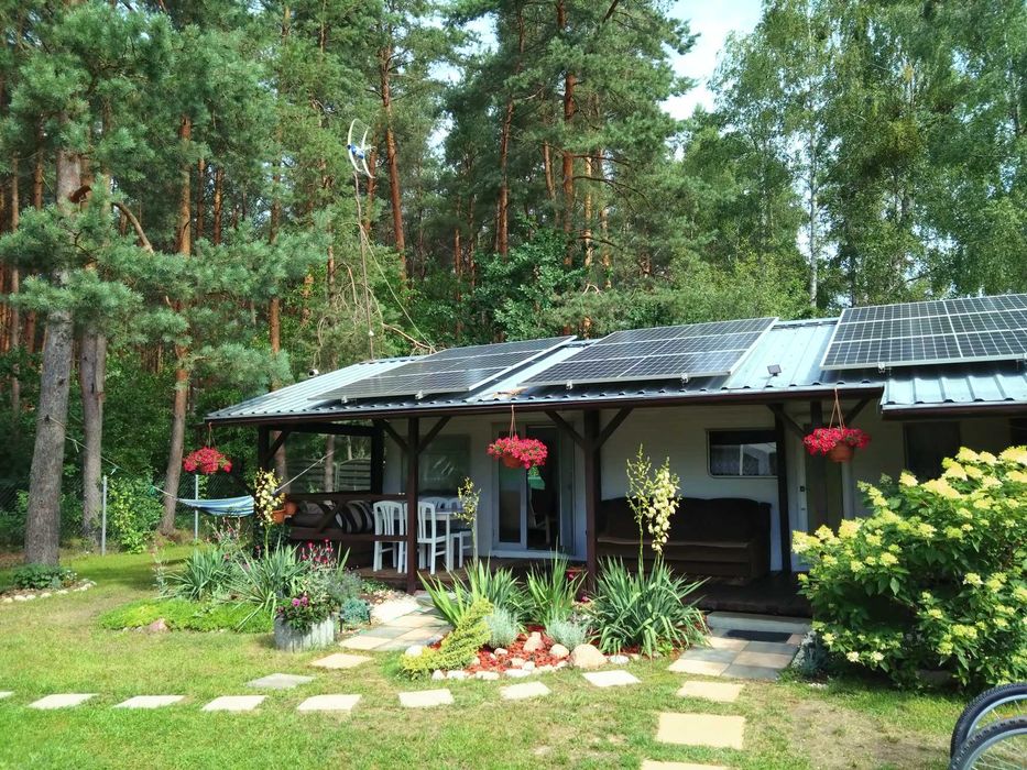 Domek z tarasem przy lesie w Rowach - 600 m do plaży