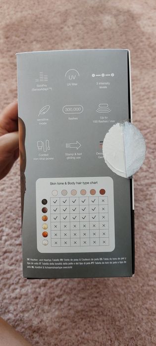 Depiladora luz pulsada Braun