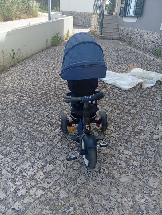 Triclo para bebe com guiador parental