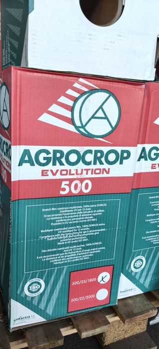 Folia Agrocrop 500 czarna do sianokiszonki owijarki