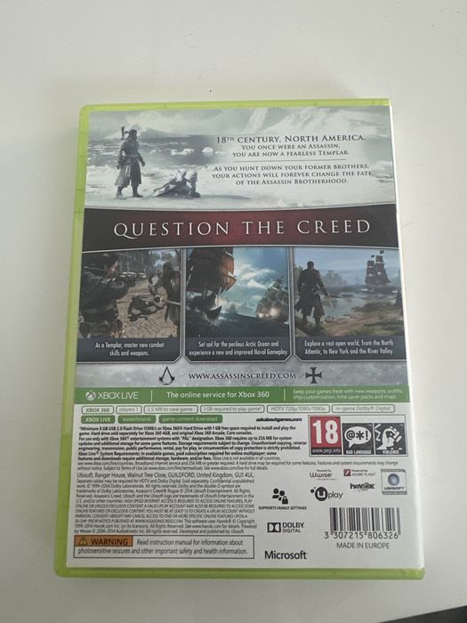 Assassin’s Creed Rogue xbox360