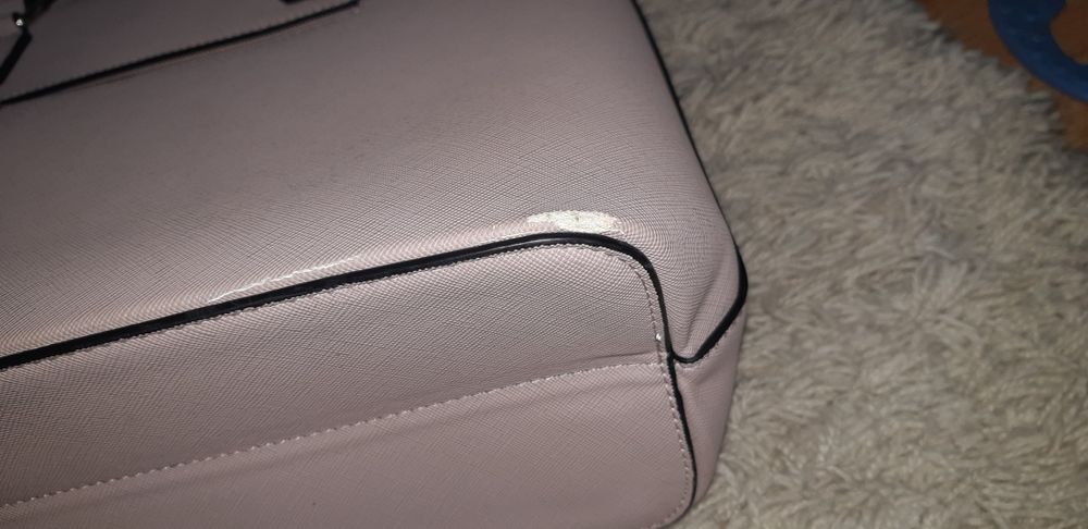 Torebka damska pudrowy róż