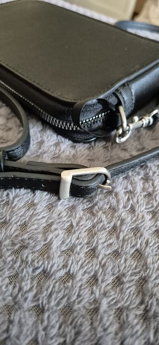 Mala / Bolsa tiracolo preta Zara