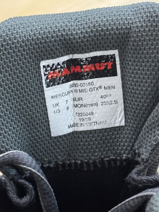 черевики mammut gore-tex 40.5