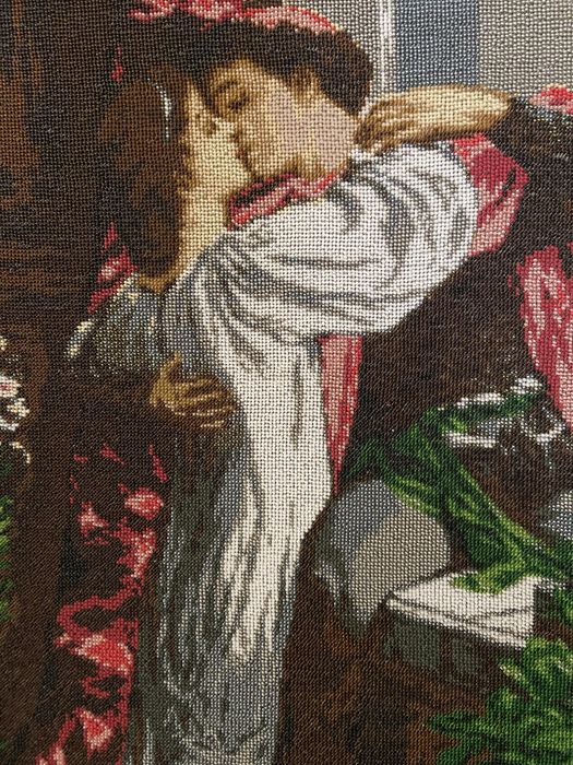 Картина бисером, полная зашивка