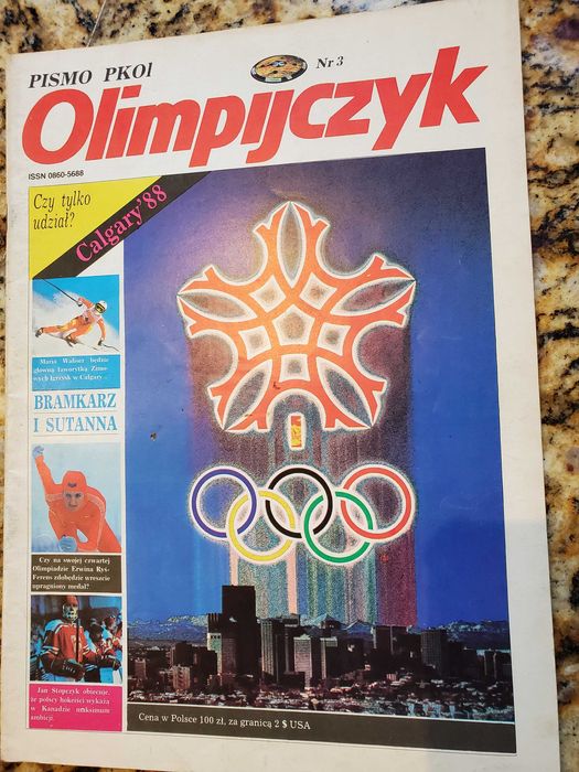 czasopismo Olimpijczyk nr 3 z 1988r.