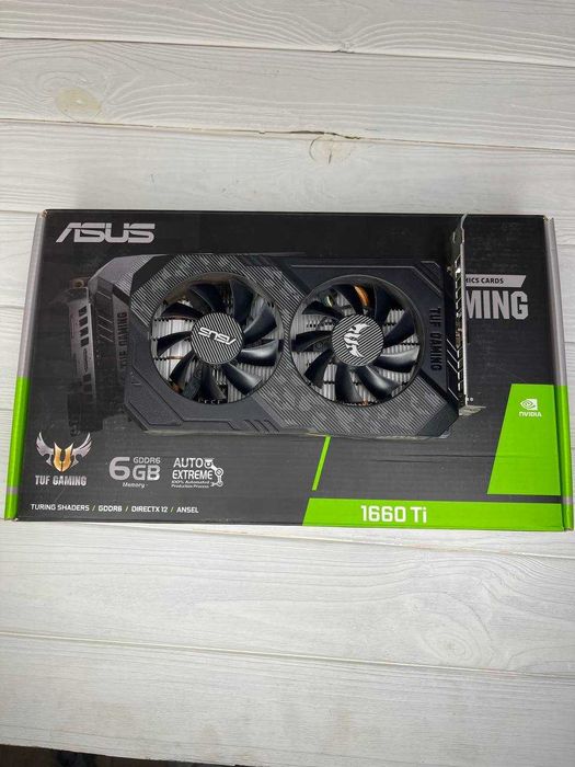 Відеокарта ASUS TUF Gaming GeForce® GTX 1660 Ti 6GB EVO Gaming GDDR6