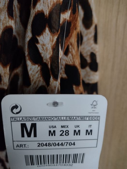 Sukienka panterka Zara M