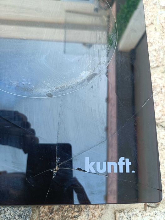 Placa vitrocerâmica kunft peças