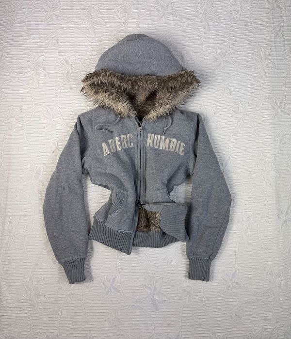 Ocieplana Bluza Abercrombie & Fitch Z Futerkiem Avant Garde Japan Style 580