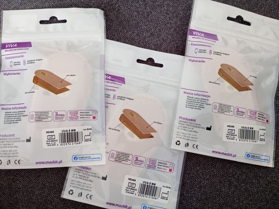 Podpiętki dziecięce 30/34 5mm