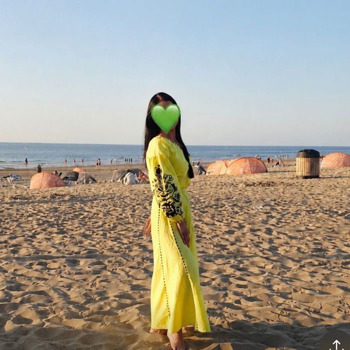 Сукня вишиванка з натурального Лиону,розмір S