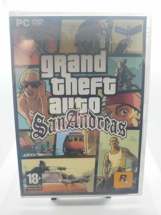 Grand Theft Auto San Andreas PC Game Rare Sealed DVD-ROM