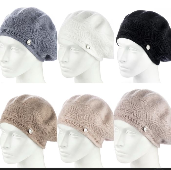 Теплі жіночі берети