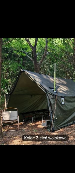 Namiot hamakowy pod piecyk, bushcraft