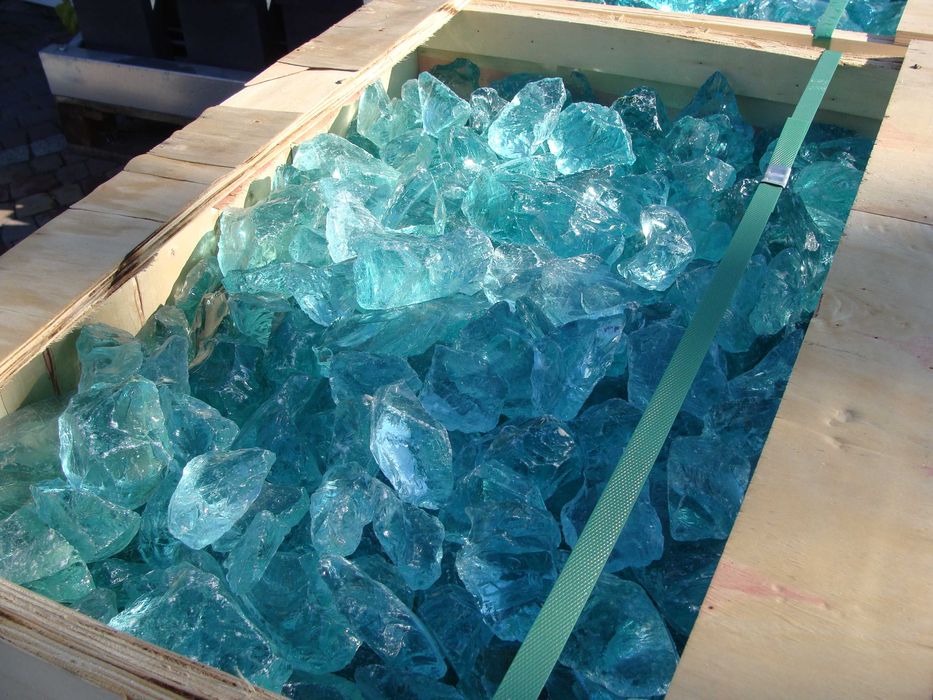 Kamienie, bryły szklane