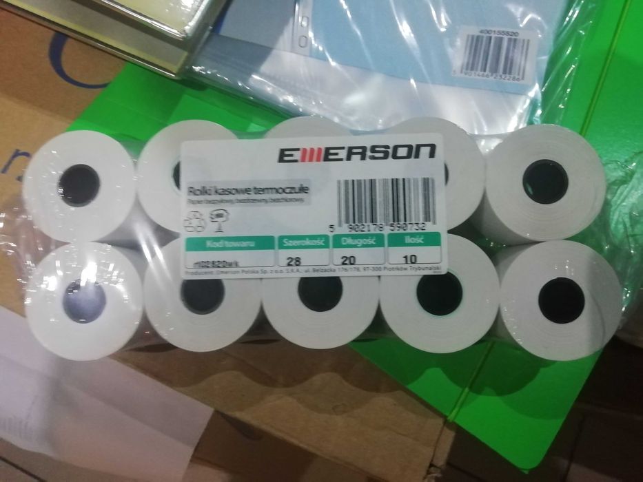 rolki do kasy fiskalnej emerson różne wymiary