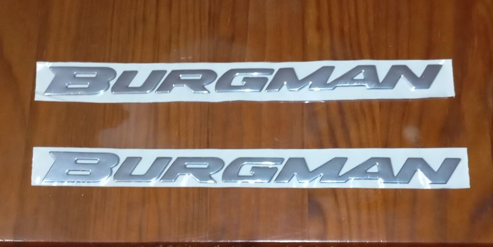 Proteção de punhos e letras 3D Burgman