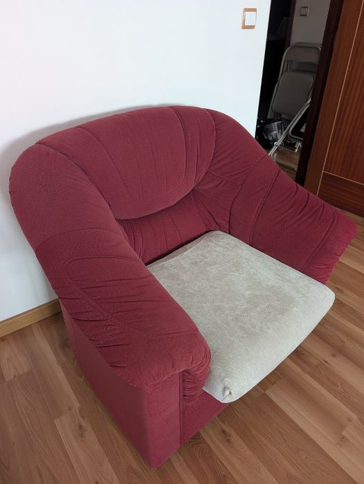 Cadeirão de Sala / Poltrona Bordeaux