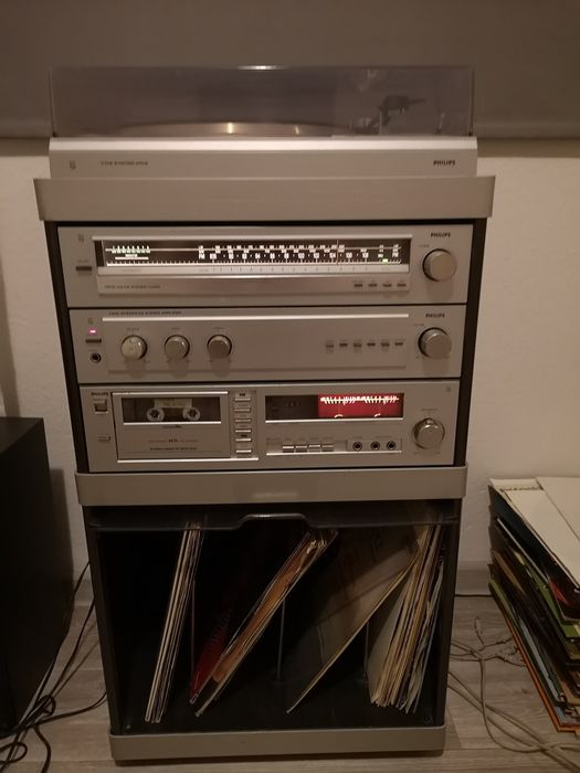 Philips zestaw  seri 4 + winyle+kolumny
