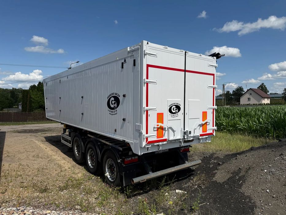 Gras GRAS 45M3 ALUMINIUM  Naczepa Wywrotka GRAS | 45m³ | Aluminiowa | 2020 rok | Stan Jak NOWA!