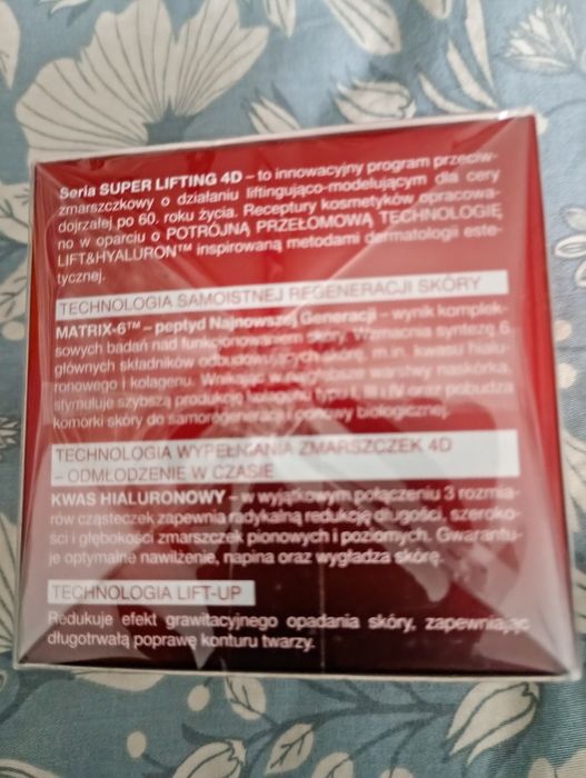 Krem Eveline 60 + dla cery dojrzałej 50 ml nowy tanio.