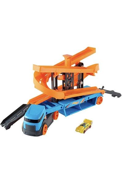 Трек, вантажівка-транспортер Hot Wheels City Крутий спуск