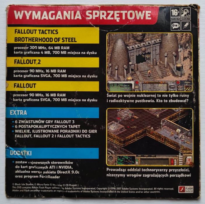 Gra Saga Fallout, Fallout 1, 2, Tactics PC