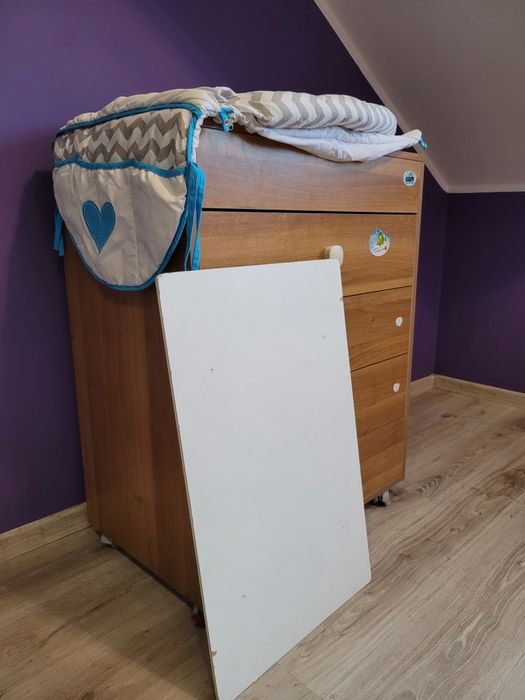 Przewijak przenośny z przybornikiem Glik Gluck torba  zygzak