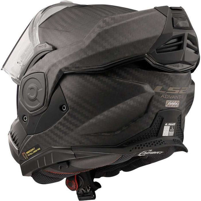Capacete NOVO Modular LS2 Advant X Carbon Mat (37% DESCONTO)Tamanho XS